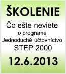 Školenie Jednoduché účtovníctvo STEP2000